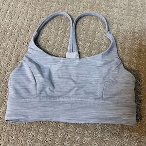 Lululemon Women’s Train Times Bra Workout Yoga Hiking Gray Size 4